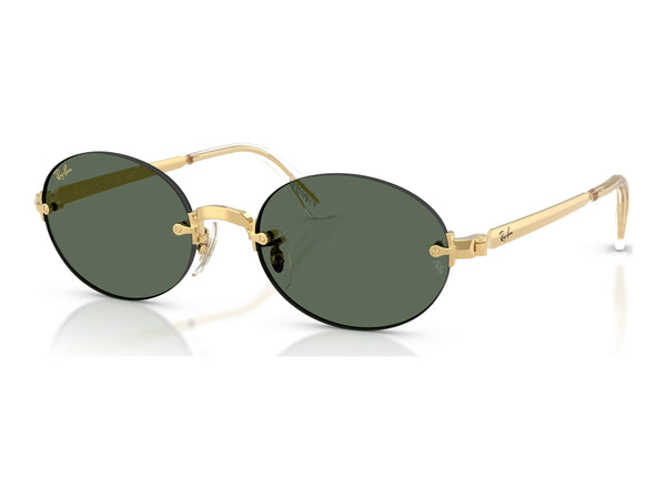 Ray-Ban RB3929 — Arista Gold / Dark Green — quarter view