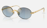 Ray-Ban RB3929 — Arista Gold / Blue Gradient Dark Grey — quarter view