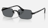 Ray-Ban RB3928 — Black / Dark Grey Polarized — quarter view