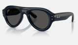 Ray-Ban RB4925 — Transparent Dark Blue / Ultra Black — quarter view