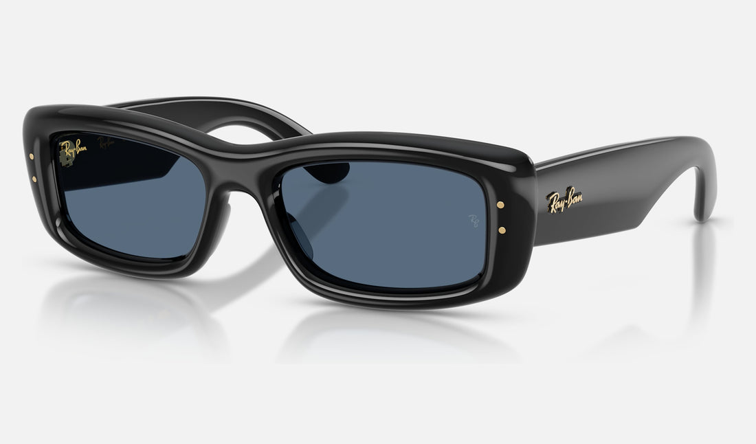 Ray-Ban RB4944 — Black / Dark Blue — quarter view