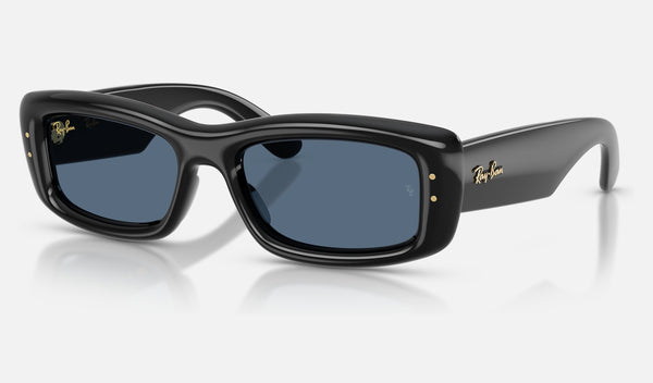 Ray-Ban RB4944 — Black / Dark Blue — quarter view