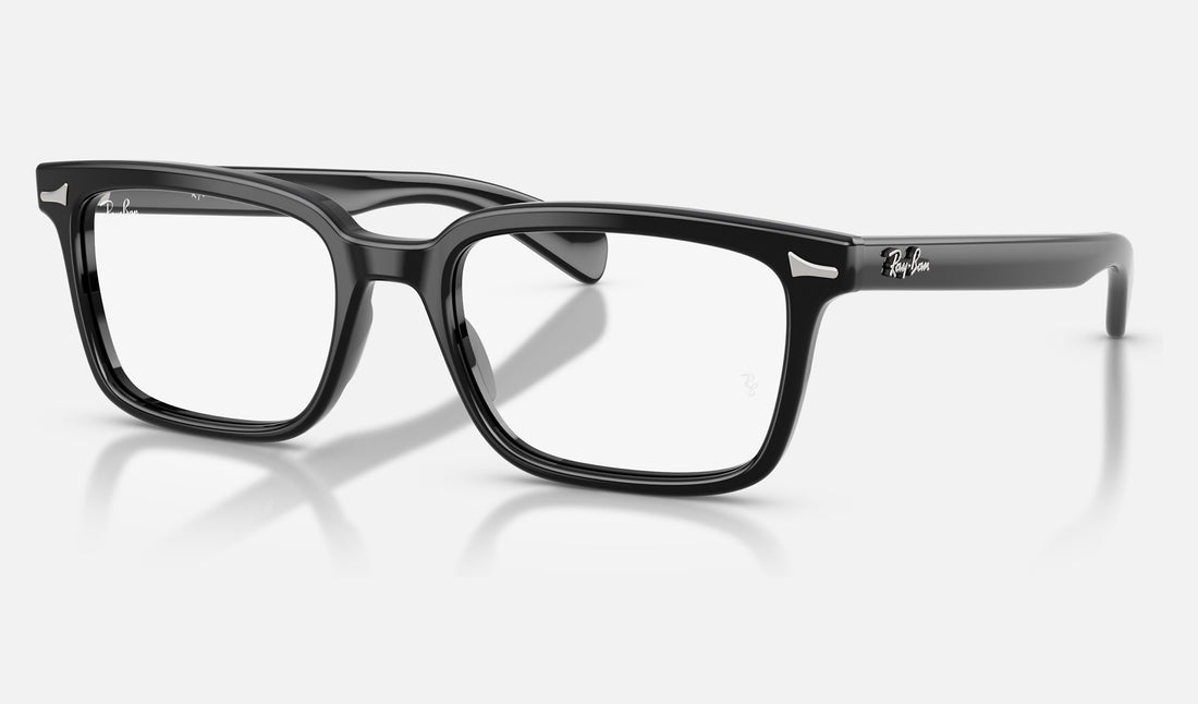 Ray-Ban Brunel RX5534 — Black — quarter view