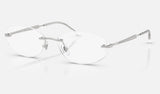 Ray-Ban RX3792V — Silver — quarter view