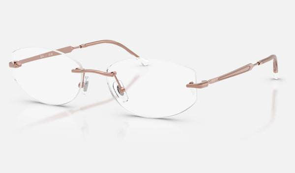 Ray-Ban RX3792V — Copper — quarter view