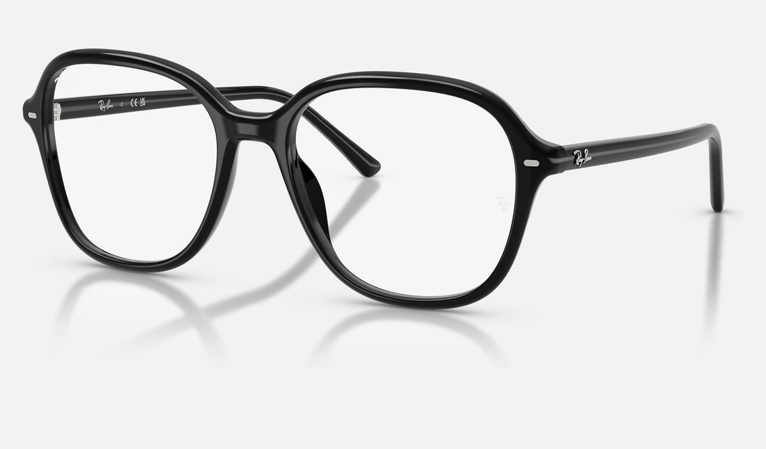 Ray-Ban RX5456 — Black — quarter view
