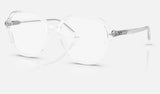 Ray-Ban RX5456 — Transparent — quarter view