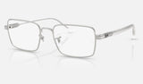 Ray-Ban RX6560 — Silver — quarter view