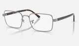 Ray-Ban RX6560 — Gunmetal — quarter view