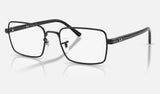 Ray-Ban RX6560 — Black — quarter view