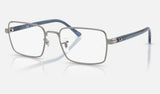 Ray-Ban RX6560 — Gunmetal — quarter view