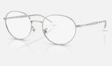 Ray-Ban RX6558 — Silver — quarter view