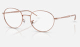 Ray-Ban RX6558 — Copper — quarter view