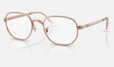 Ray-Ban Hexagonal Max RX6559 — Copper — quarter view