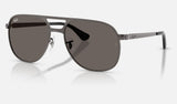 Ray-Ban Bill Max RB3793 — Gunmetal / Dark Grey — quarter view
