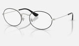 Ray-Ban Junior RY9645V — Black on Silver — quarter view