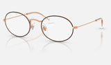 Ray-Ban Junior RY9645V — Brown/rosegold — quarter view