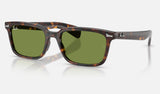 Ray-Ban Brunel RB2234 — Havana / Green — quarter view