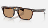 Ray-Ban Brunel RB2234 — Havana / Brown — quarter view