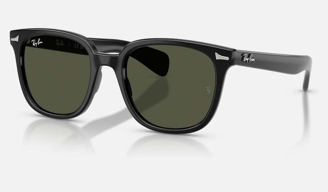 Ray-Ban Brunel Ii RB2235 — Black / Green — quarter view