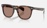 Ray-Ban Brunel Ii RB2235 — Havana / Light Violet — quarter view