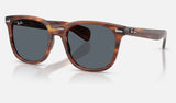 Ray-Ban Brunel Ii RB2235 — Striped Havana / Blue — quarter view