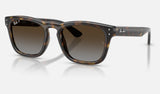 Ray-Ban RB2238 — Havana / Polarized Light Grey Gradient Brow — quarter view