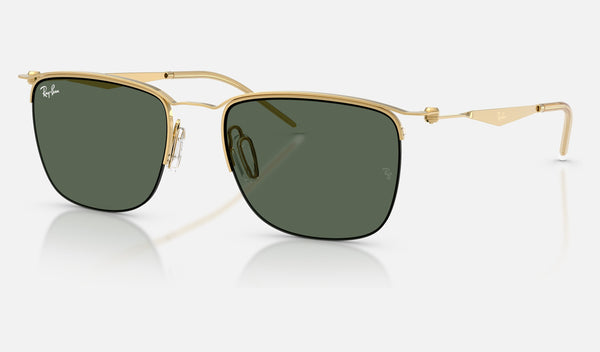 Ray-Ban RB8550 — Arista / Dark Green — quarter view