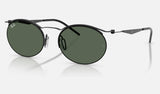 Ray-Ban RB8551 — Black / Dark Green — quarter view