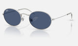 Ray-Ban Junior RJ9645S — Silver / Blue — quarter view