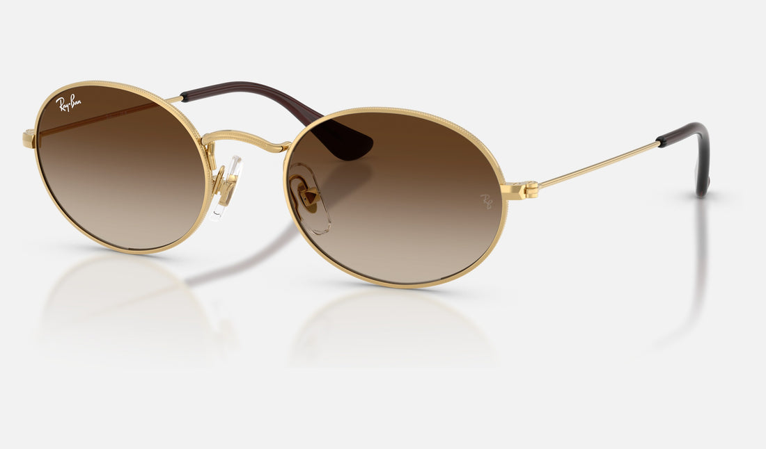 Ray-Ban Junior RJ9645S — Arista / Light Brown Gradient Dark Brow — quarter view