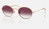 Ray-Ban Junior RJ9645S — Rosegold / Clear Gradient Dark Violet — quarter view