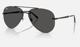 Ray-Ban RB3791 — Black / Dark Grey — quarter view