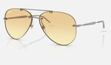 Ray-Ban RB3791 — Gunmetal / Yellow Gradient — quarter view