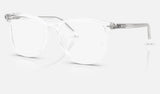 Ray-Ban RX5455F — Transparent — quarter view