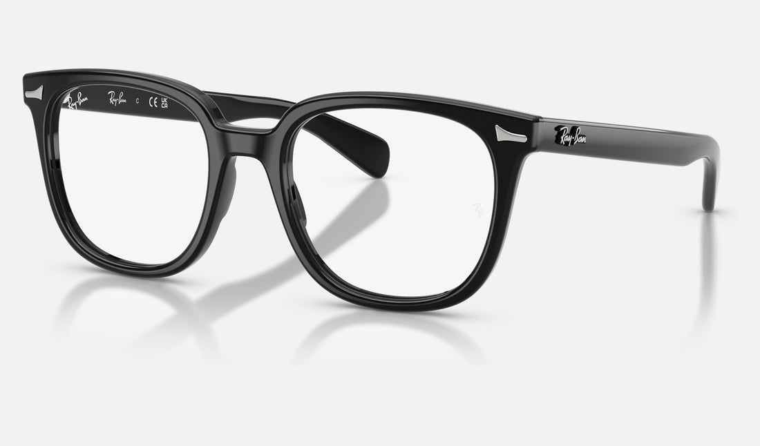 Ray-Ban Brunel Ii RX5535F — Black — quarter view