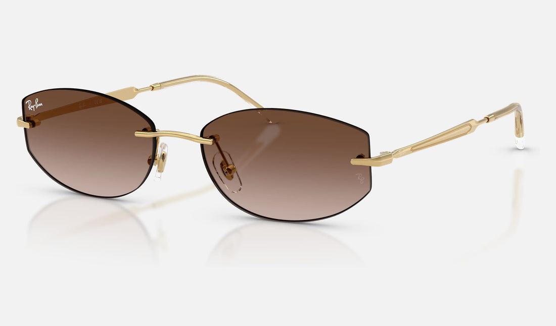 Ray-Ban RB3792 — Arista / Gradient Brown — quarter view