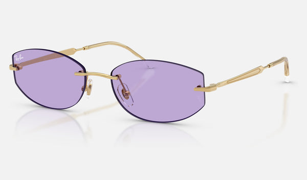 Ray-Ban RB3792 — Arista / Violet — quarter view