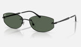Ray-Ban RB3792 — Black / Dark Green — quarter view