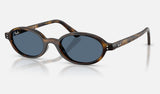 Ray-Ban RB4472 — Havana / Dark Blue — quarter view