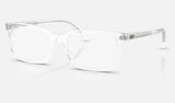 Ray-Ban RX5445 — Transparent — quarter view