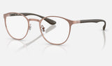 Ray-Ban RX6355 — Copper — quarter view