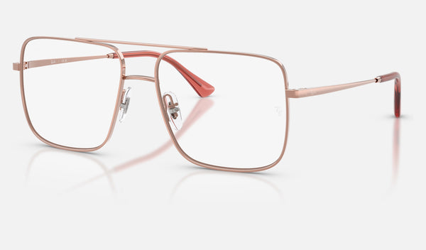 Ray-Ban Ari RX3758V — Copper — quarter view