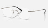 Ray-Ban RX8783D — Gunmetal — quarter view