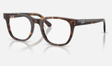 Ray-Ban RX5461D — Havana — quarter view