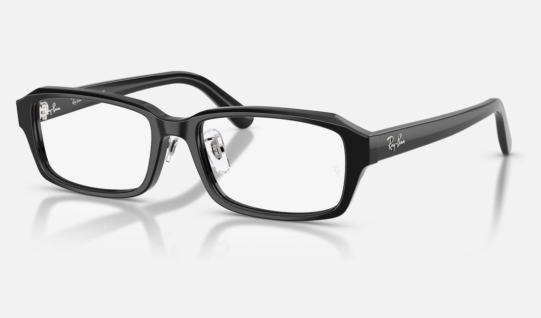 Ray-Ban RX5458D — Black — quarter view