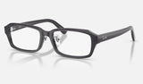 Ray-Ban RX5458D — Transaprent Grey — quarter view