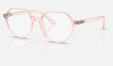 Ray-Ban Junior Junior Thalia RY9095V — Transparent Pink — quarter view