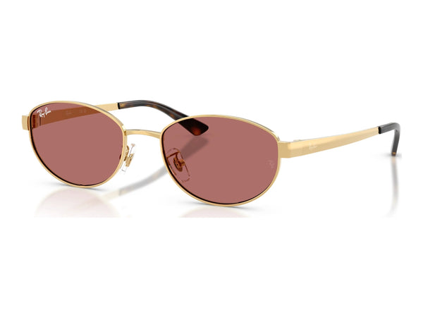 Ray-Ban RB3774D — Arista / Dark Violet — quarter view