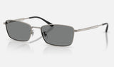 Ray-Ban RB8069D — Gunmetal / Dark Grey — quarter view